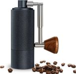 TIMEMORE NANO Manual Coffee Grinder with Foldable Handle, Small Hand Coffee Grinder with Stainless Steel Conical Burr and Adjustable Setting, for Espresso to French Press(Black)