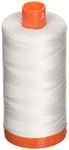 Aurifil A1050-2021 Solid 50 Weight 1422 yd Cotton Thread, Natural White