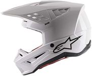 Alpinestars 83031212180-XL S-M5 Solid Helmet - White Glossy (X-Large)