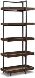 Signature Design by Ashley Starmore Industrial Entertainment Center Pier or Bookcase, Brown