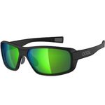 Living out your qool time rectangle Polarized fishing Sunglasses Men Women, Driving Running Cycling Hiking Outdoor sports, F10bk Black / Yellow Green, Medium