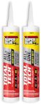 Super Glue - Total Tech - White - All-In-One Adhesive & Sealant - 9.8oz Cartridges - (Pack of 2)