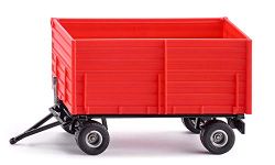 siku 2898, Four-Wheel Trailer, 1:32, Metal/Plastic, Red, Tiltable body