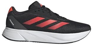 adidas Men's Duramo Sl Shoes Sneaker, Carbon Black Solar Red Grey Six, 9 UK