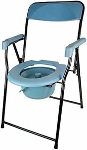 Mobiclinic, Chaise percée, Mod. Timón, Marque européenne, Chaise pot, Pliable, Chaise toilette avec Accoudoirs, Pieds antidérapants, Acier