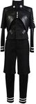 Ya-cos Halloween Men's Tokyo Ghoul Ken Kaneki Jumpsuit Battle Uniform Cosplay Costume, Black, Small