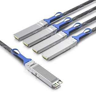 10Gtek 800Gb/s OSFP DAC Compatible for NVIDIA MCP7Y50-N002, 8-Channel OSFP Fin-top Breakout to 4x200G Flat-top Cable,NDR Infiniband and Ethernet Solutions