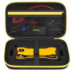 Case Compatible with DeWalt DXAELJ16 1600 Peak Amp Jump Starter Battery Booster, Portable Jumper Storage Holder Pocket for USB Power Station (Box Only) Black