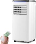 DORTALA Portable Air Conditioner 10000 BTU, 3 in 1 AC Cooling Unit with Cool, Fan, Dry & Sleep Mode, Window Kit Included, Standing Air Conditioner for Home, Apartment, Cools Rooms up to 350 Sq.Ft