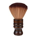 Vinyl Record Cleaning Brush Turntable CD Album Cleaner Brush Anti- Static CD Disc Player Duster with Wooden Handle for LP CD Vinyl Records Brown