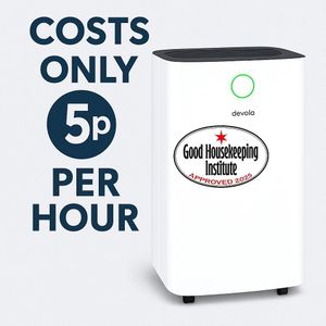 Devola 20L Dehumidifier with HEPA Filter – Powerful Moisture Removal