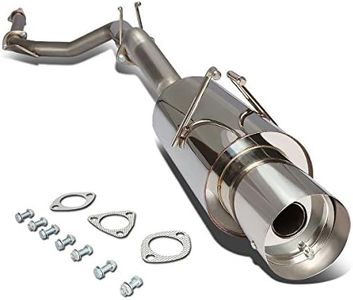 DNA Motoring CBE-HC06SI CBEHC06SI Stainless Steel Catback Exhaust System