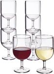 Stackable 8-Ounce Plastic Wine Stem