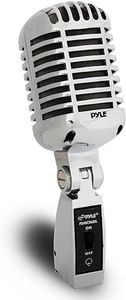 Pyle PDMICR68SL Microphone de scène/direct Avec fil Argent microphone - Microphones (Microphone de scène/direct, -51 dB, 50 - 15000 Hz, Cardioïde, Avec fil, 6,35 mm (1/4"))