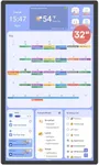 Cozyla 32 Inch Digital Calendar Wal