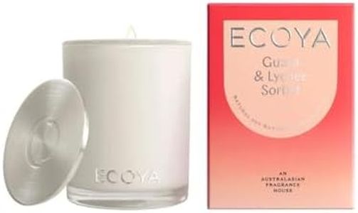 Ecoya Madison Guava & Lychee Sorbet Candle, 400 g