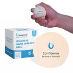 Unwynnd Stress Balls For Adults - Hand Exercise Ball For Stress Relief, Carpal Tunnel, & Arthritis For Hand Grip Strengthening - Anxiety Relief Physio Ball Fidget - Medium (1 PCS) (Peach)