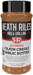 Heath Riles BBQ Rub, Cajun Creole Garlic Butter Rub Seasoning, Champion Pitmaster Recipe, Shaker Spice Mix, 11.50 oz.