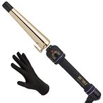 Hot Tools Pro Artist 24K Gold Tapered 3/4" to 1-1/4" Clamp-Free Curling Wand