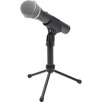 SAMSON Q2U Recording and Podcasting Pack - USB/XLR Dynamic Microphone with Accessories (Includes Mic Clip, Desktop Stand, Windscreen and Cables), 16-bit, 44.1kHz/48kHz, Silver