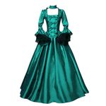 ABOUTYES Victorian Dress for Women Retro 1800s Rococo Dresses Cosplay Marie Antoinette Halloween Costume 2024 Party Ball Gown, Deals 2_mint Green, Medium