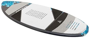 Airhead Lake Effect Wakesurf Board | Skim Board Style with Minimum Rocker, White, Regular