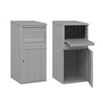 Suncast 33.5-Gallon Capacity Package Delivery Box, Parcel Drop Box with Lock, Weather Resistant Outdoor Storage Solution for Secure Package Deliveries, Made in USA