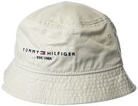 Tommy Hilfiger Men's Bucket Hat, Stone as Core, Large-X-Large