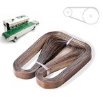 KitchenRaku 50pcs Band Sealer Belts for FR-770 Continuous Band Sealer,PTFE Teflon Tape for Automatic Horizontal Sealing Machine (770mm x 15mm x 0.2mm)