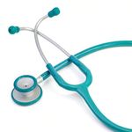 Scian Lightweight Stethoscope -Enhanced Acoustic, Satin-Flex Tube, Aluminum Featherlight Dual head for Nurse Essentials, Green