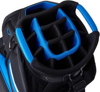 TaylorMade Deluxe Golf Cart Bag – Black/Blue
