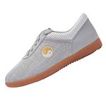 Karate and Kungfu Shoes,Ideal for Taekwondo, Karate and Any Martial Art.,Grey,36