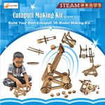 StepsToDo Catapult Making Kit | DIY STEM Model Kit | Make Your Own Catapult | Hands on Learning Toy