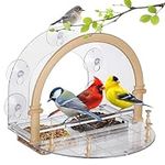HCGADON -Large Window Bird Feeders 