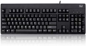 Adesso Easy Touch 630Ub, Antimicrobial Waterproof Keyboard (AKB-630UB),Black