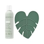 EcoTools Makeup Brush Cleansing Pad + Deep Clean Shampoo Bundle, Brush Cleaner Mat & Makeup Brush Cleanser for Deep Cleaning Tools, Clean Formula, Cruelty-Free, & Vegan, 2 Piece Set