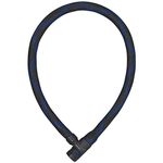 Abus Ivera Steel-O-Flex 7200/110, AB55138 Unisex, Nero, 110 cm, Black