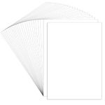 White Card A4 50 Sheets, Ohuhu 300gsm Thick Card Paper, A4 Card for Printing, Card Stock for Crafts and DIY Cards Making