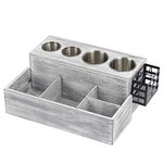 Hair Tool Organizer, Bathroom Countertop Blow Dryer Holder, Vanity Caddy Storage Stand for Accessories, Makeup, Toiletries