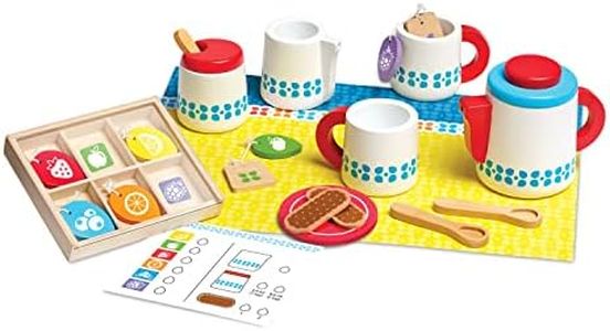 Melissa & Doug - Wooden Steep & Serve Tea Set