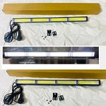 AUTO MT 4COB Led Traffic Advisor Strobe Light Bar White White Light 24" 12V 40w LED Flasher, Mini Light Bar for SUV's 4X4 Trucks