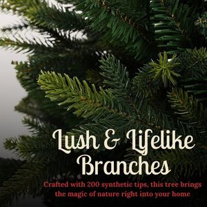 EVRE Brunswick 8ft Artificial Christmas Tree – Lifelike Holiday Decor