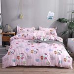 CUITELU Cartoon Pink Girl Duvet Cov