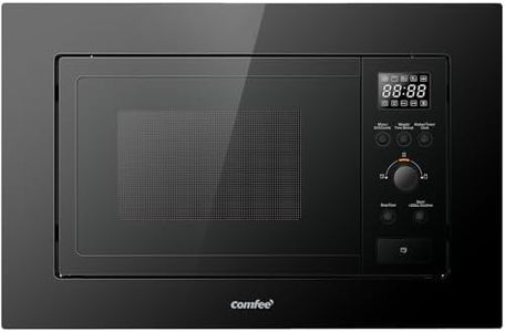 COMFEE' 20 Litre Grill Built in Microwave, Digital Control with 8 Power Levels, Quick Defrost Function, and 8 Auto Menu - CBMAG820BJL-BK
