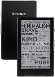 XTEINK X4 E-Book Reader, 4.3" Portable Pocket E-Ink eReader with Physical Page-Turn Buttons, Ultra-Thin 0.23 inch&2.72 oz, Magnetic-Ready Design, Distraction-Free Reading, 16GB Storage, Space Black
