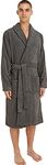 Tommy Hilfiger Men Bathrobe Cotton, Green (Magnet), M