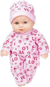 EL FIGO Cute Little Boy in Teddy Printed Dress Doll for Kids (Rotatable Legs Arms with Removable Clothes Set 30 cm)