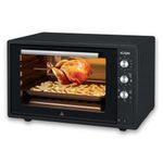 ICQN 60 L Mini Oven with Rotisserie - 1800W, 5 Cooking Function, 40-230°C, 90 Minutes Timer, Countertop Convection Oven