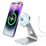 Syncwire Magnetic Wireless Charger, Fast Wireless Charging Stand Compatible Magsafe for Apple iPhone 15/14/13/12 Series, 15 14 13 12 Pro Max/Pro/Plus, AirPods 3/Pro, (Power Supply Not Included)