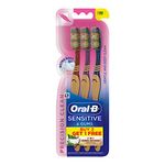 Oral B Ultrathin Sensitive Toothbrush - Green, Manual, Adult (Buy 2 Get 2 Free)